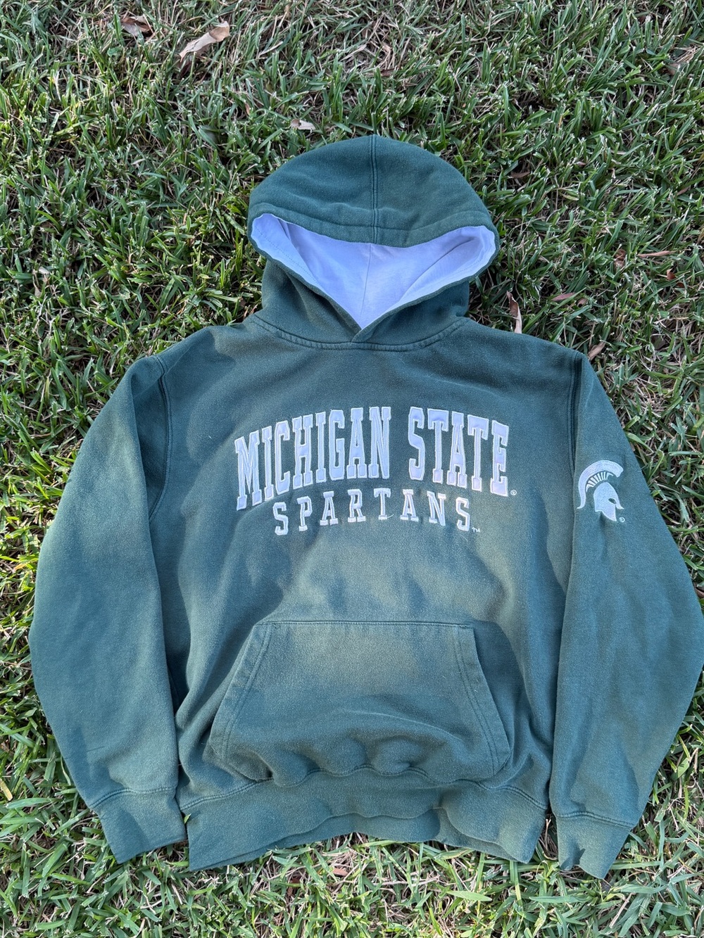 American Vintage Green Michigan State Spartans Hooded Sweatshirt